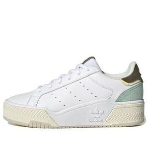 Adidas Originals Court Tourino Bold White Mint Green Women's 7.5 Casual Sneakers